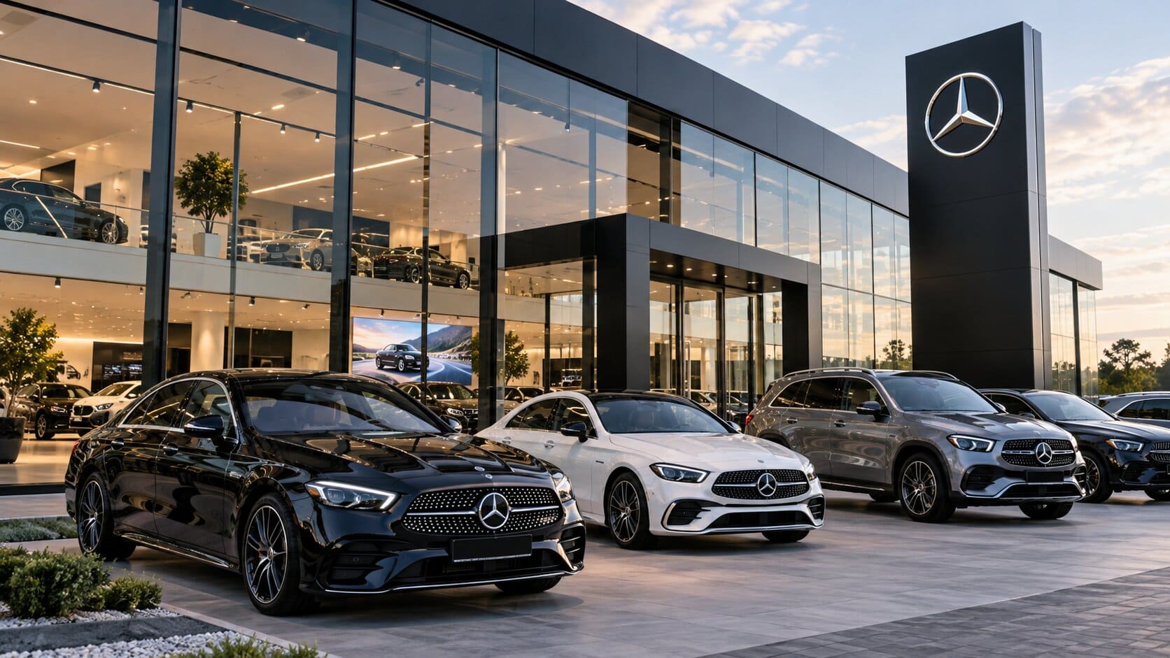 salon samochodowy mercedes